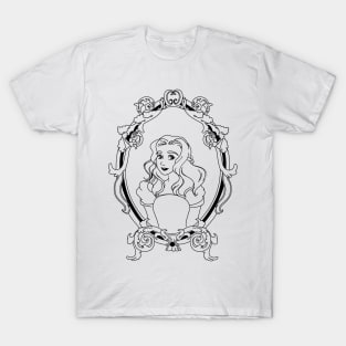 Portrait of a cartoon girl T-Shirt